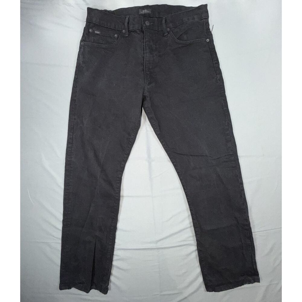Polo Ralph Lauren The Classic Fit Jeans Mens 34x32 Black Straight Denim Pants